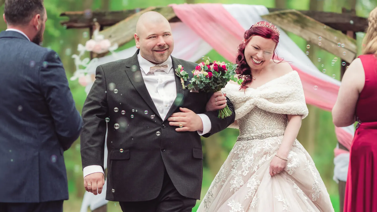 Hochzeitsfotograf Niederrhein – Detailaufnahme der Braut