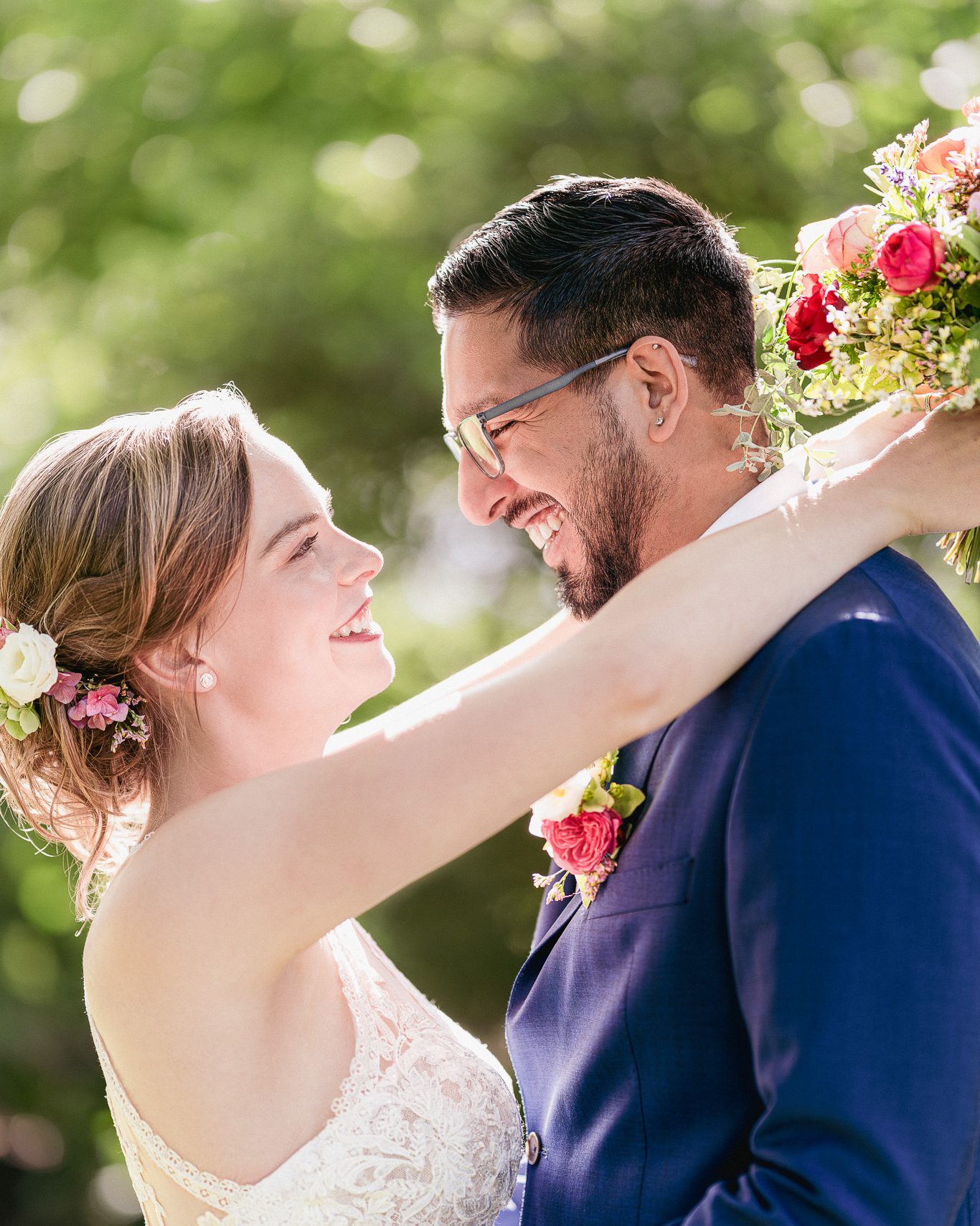 Hochzeitsfoto von Joelle und Ricky in Sonsbeck