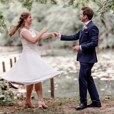 Hochzeitsfoto von Nicole und Fabian in Rheurdt